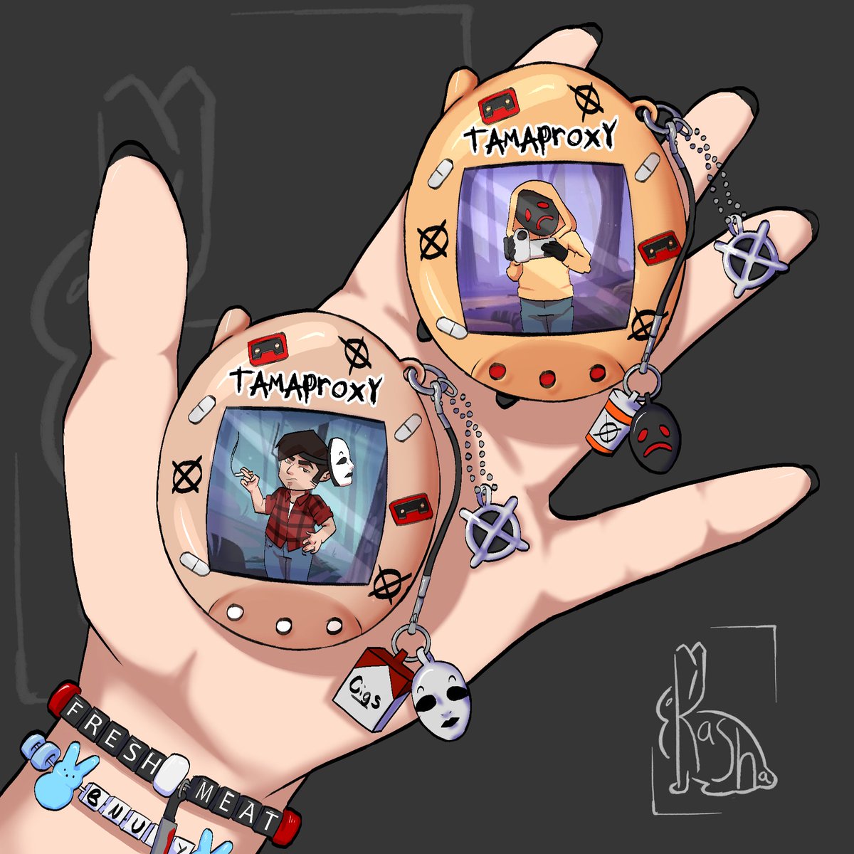 🎉 Road to 300 Art Raffle! 🎉
Prize: 1 winner gets a single or double Tamagotchi of any character(s)!
To enter:
• Follow
• ✔️ + 🔁
• Comment your character(s)

Deadline: 12/10 @ 12PM EST
Winner has 48hrs to respond.
EXAMPLES⬇️