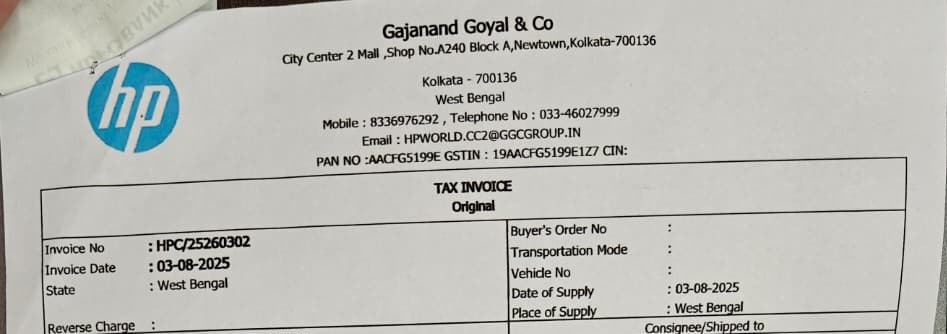 PayelBose26Dec's tweet photo. On purchase it is informed with additional payment,I will get a trolley bag.I never received the link.On follow up It was told, its my fault for not following up &amp; the offer had expired.
A240,HP World City Center 2 Kolkata-Indrajit Paul @HPIndia
@HPSupport @HP @jagograhakjago https://t.co/JXKHgcEV5r