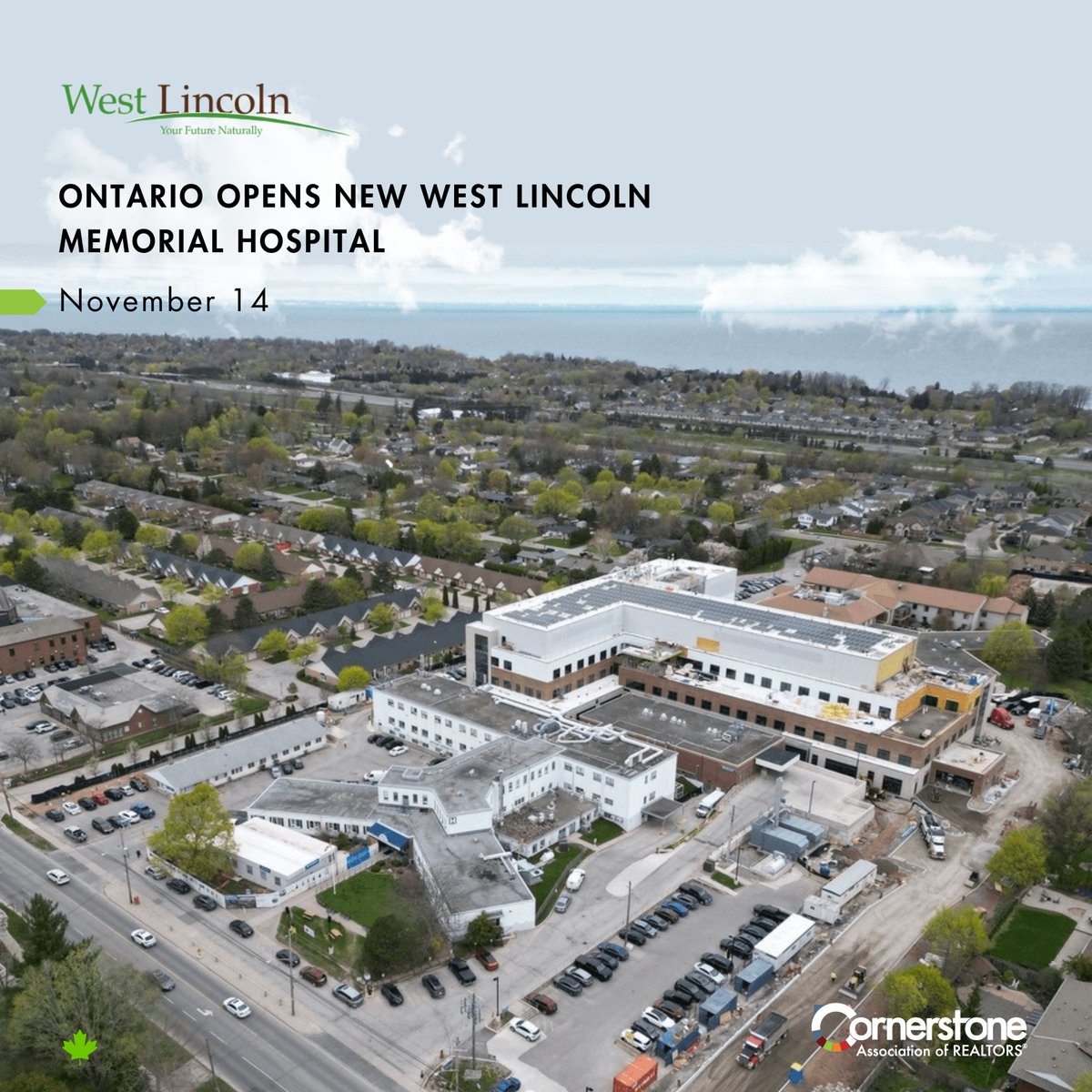 Great news for West Niagara! Last week, the new West Lincoln Memorial Hospital officially opened. This modern facility will improve healthcare access and services for residents, ensuring the community receives the care it truly deserves.
 
 ow.ly/TTfi50XuPc5