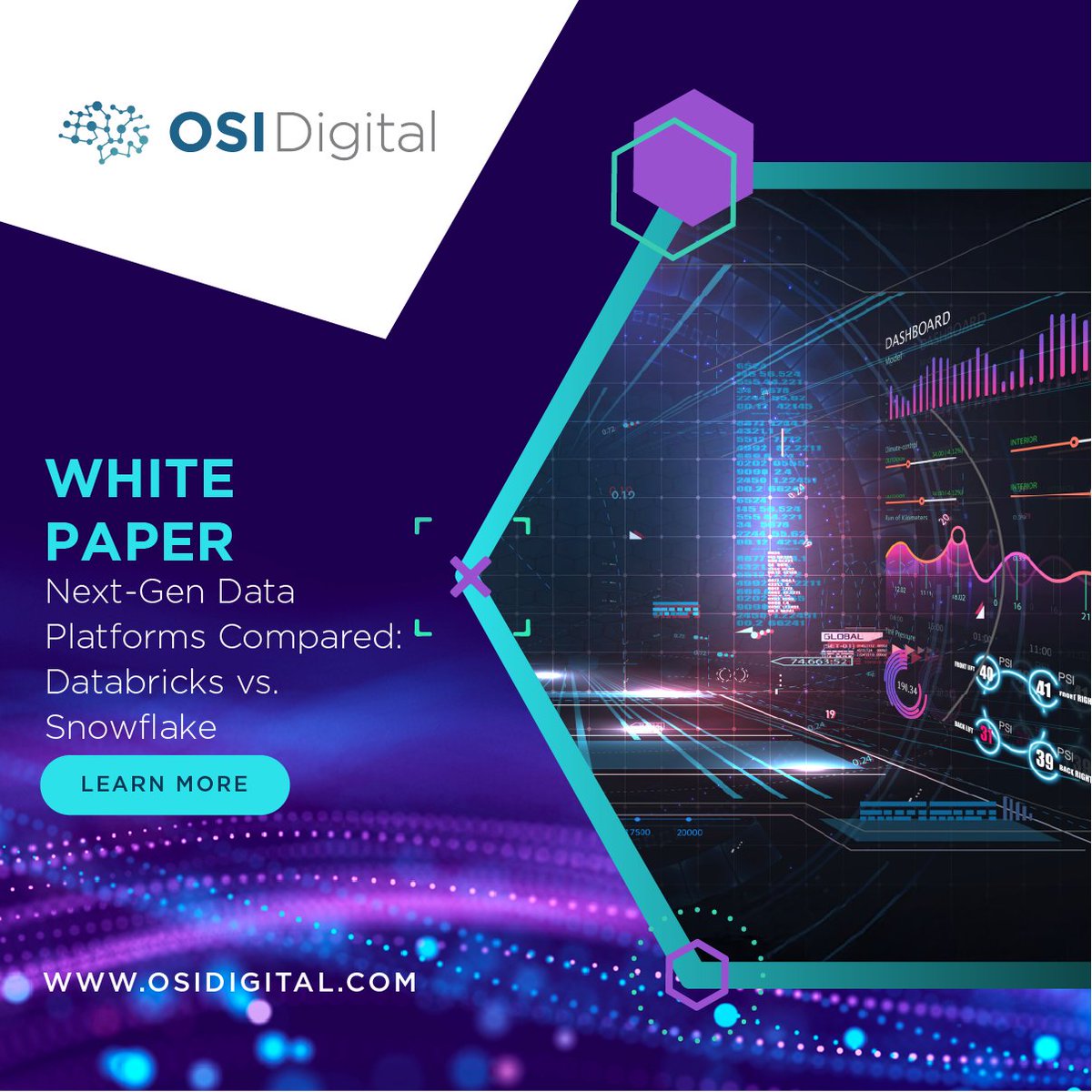 OSI_Digital's tweet image. Discover how Databricks’ powerful Spark and Delta Lake architecture fuels unified analytics and AI innovation, while Snowflake’s cloud-native platform shines in seamless BI, scalability, and data sharing. 

👉 Download the full white paper: na2.hubs.ly/H01-XGZ0