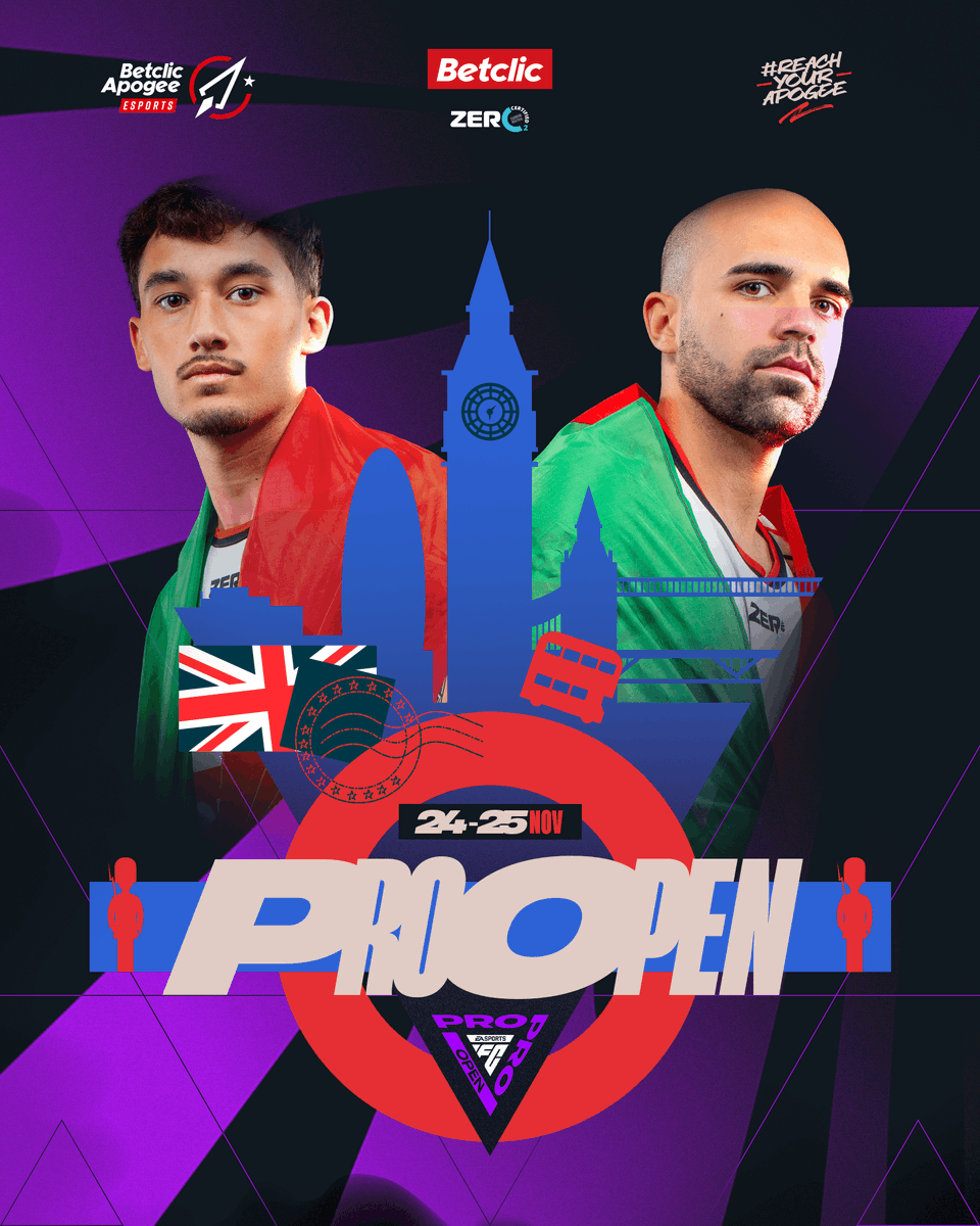 FC Pro Open starts tomorrow! 🔥

<a href="/tuga810_/">Diogo Pombo</a>  plays on Monday in Group A
<a href="/Darkley_11/">Darkley11</a>  plays on Tuesday in Group B
Watch it live (18h): twitch.tv/easportsfc

Who’s backing our pros this week? 👀
#ReachYourApogee 🚀