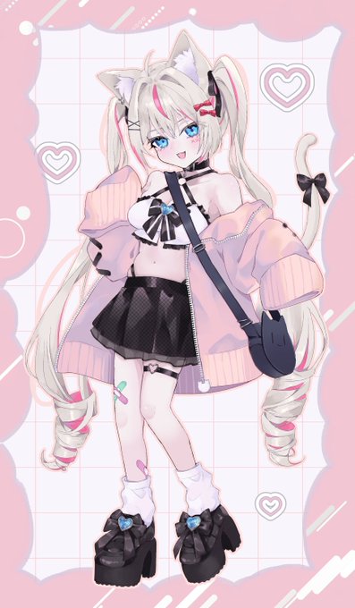 oc立ち絵
今度作る名刺に載せるでよ 