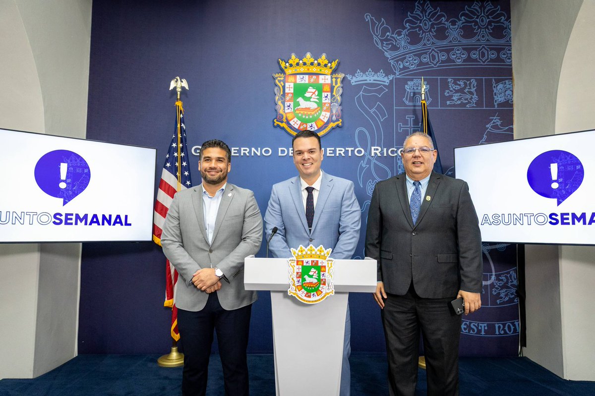 gobiernodepr's tweet image. Esta semana, la gobernadora @Jenniffer González Colón presentó iniciativas e inversiones que impulsan infraestructura, seguridad, energía, turismo y apoyo social en la isla. Jefes de agencia ofrecieron un resumen de los logros alcanzados.