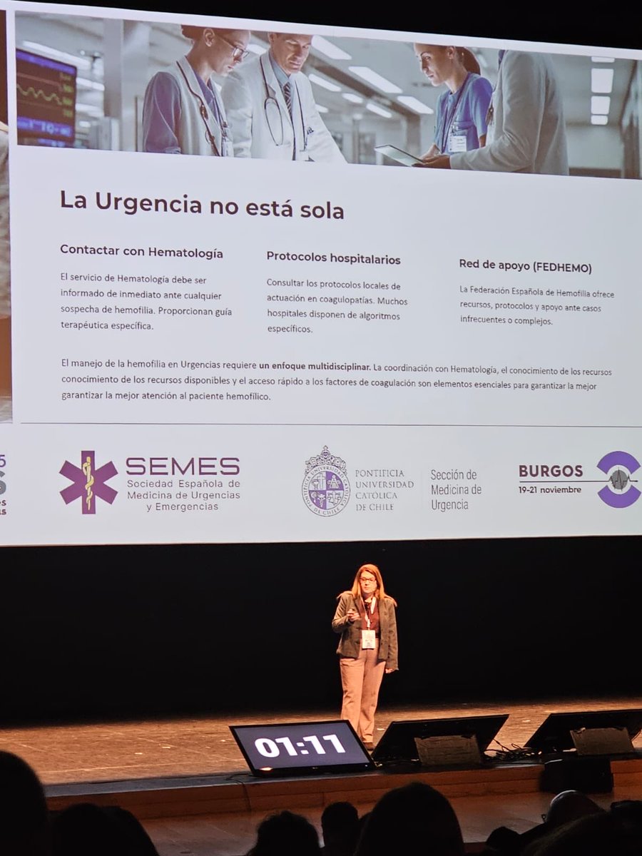 Muchas gracias <a href="/SEMES_/">SEMES</a> por darnos la oportunidad de hablar de enfermedades raras en #conceptos Burgos 2025 !!!
Ha sido un auténtico privilegio !! 
<a href="/IbnRosa/">Rosa Ibán</a> @maitemaza <a href="/TatoVazquezLima/">Tato Vazquez</a>