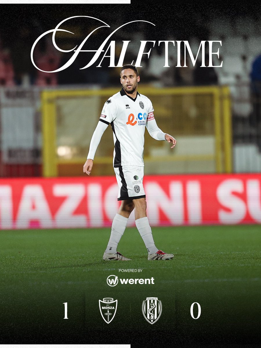 calciocesenafc's tweet photo. ℎ𝑎𝑙𝑓 𝗧𝗜𝗠𝗘 ⏸️ 𝟏 - 𝟎
Forza ragazzi 💪🏼
Powered by Werent
#DAIBURDEL #MonCes https://t.co/RjsO6YCbyL