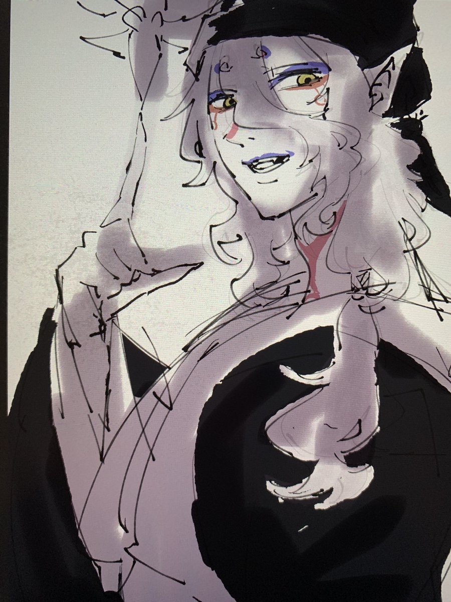 kyarko_8's tweet image. どうせ適当な落書き