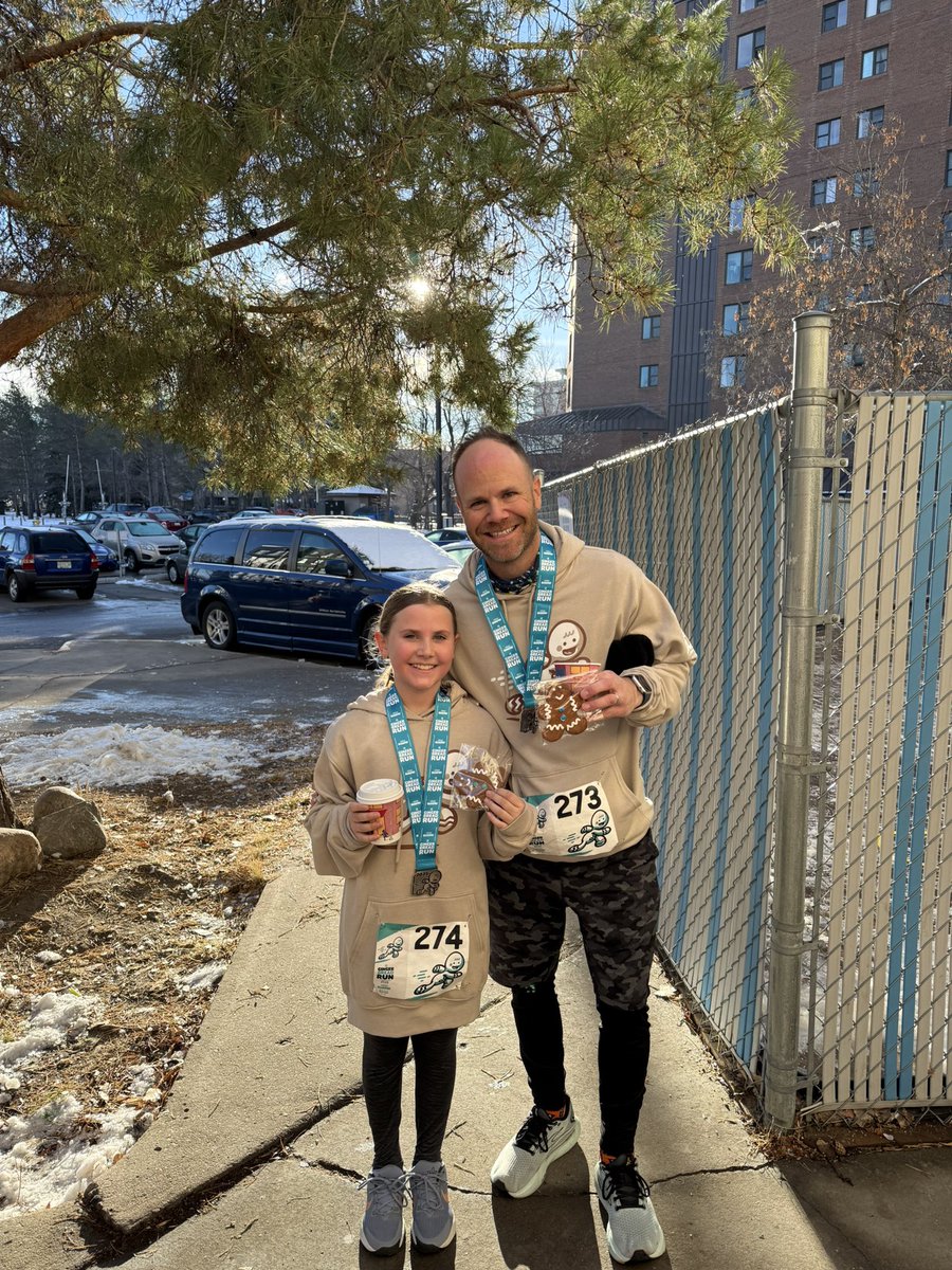 Today was by far my most favourite 5k run of the 100+ I’ve completed b/c I got to do it with my 10 year old daughter who ran her first ever 5k. Such an amazing father daughter moment. #ProudDad #Running #5k