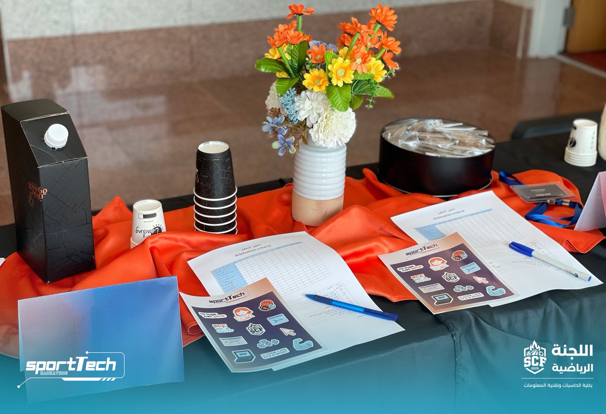 SportFCIT's tweet image. SportTech Hackathon ✅🏆

يوم من الإبداع، الشغف، والحماس التقني! 💻⚡
شكرًا لكل المشاركين اللي صنعوا تجربة ما تتكرر، وشكرًا لطاقاتكم اللي رفعت مستوى الحدث.

لقطات من رحلة مليانة أفكار… وتأثير! ✨
#اللجنة_الرياضية | #سبورتيك | #SportTech