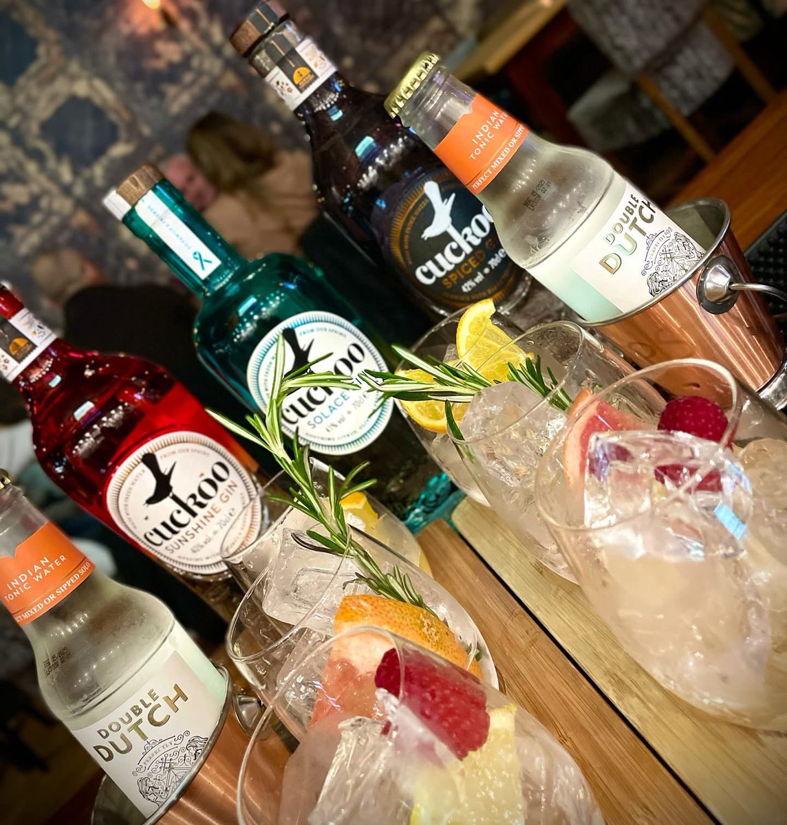 Our @cuckoogin #Gin Paddle Board is the perfect compliment to your Sunday evening <a href="/TheAtlasBar/">Atlas Bar</a> #Manchester 🍸

3 gins, perfect serves and @doubledutchdrinks #Tonic. Cheers!  🎉