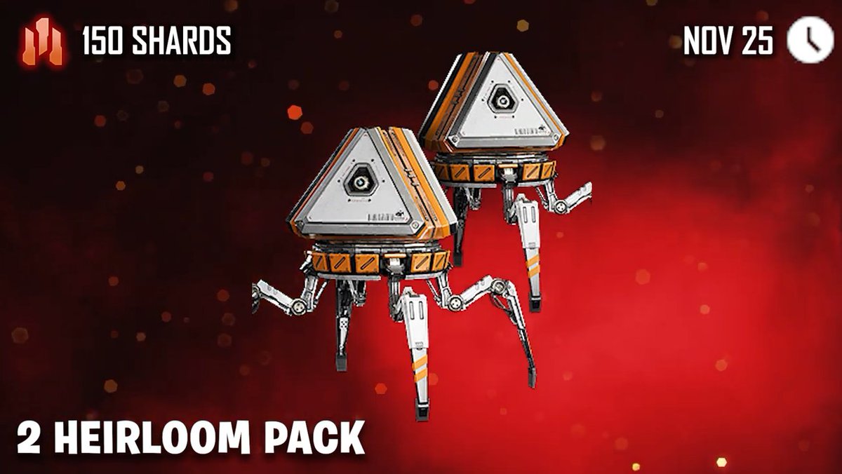 HYPERMYSTx's tweet image. Apex &apos;Black Friday&apos; Sale on Nov 25 ‼

▫ 2 Heirloom Pack
▫ 100 &amp;amp; 20 Pack Bundle 
▫ Dark Horizon standalone
▫ Eternal Life standalone 
▫ Alternator Spotlight Pass