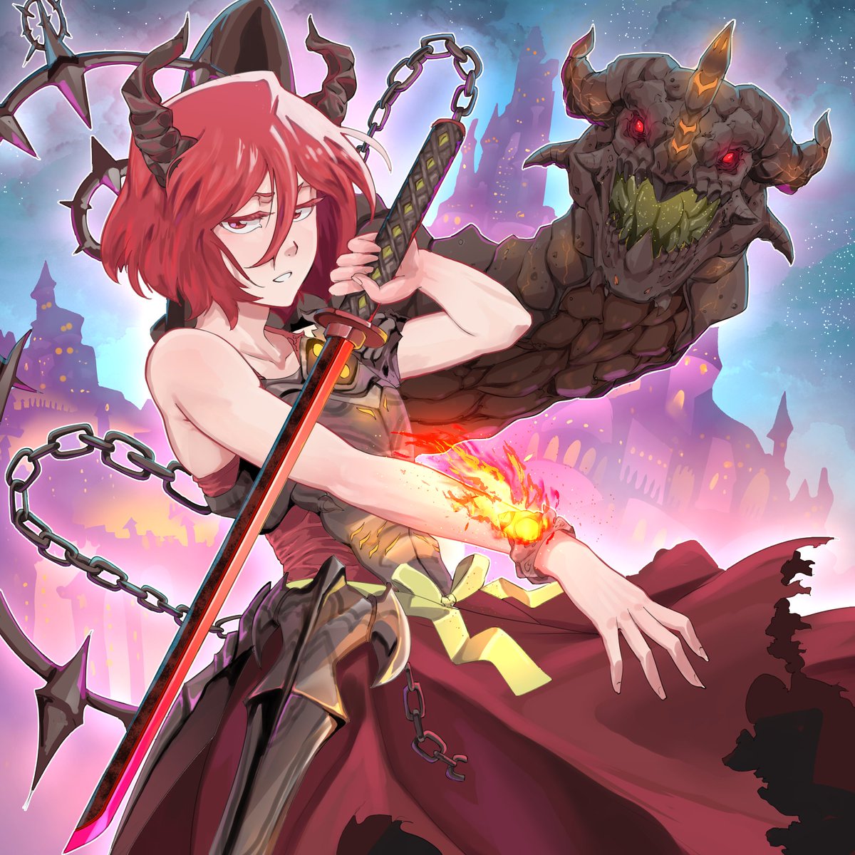 ougitsuu's tweet image. Use only one art to convince people to follow you