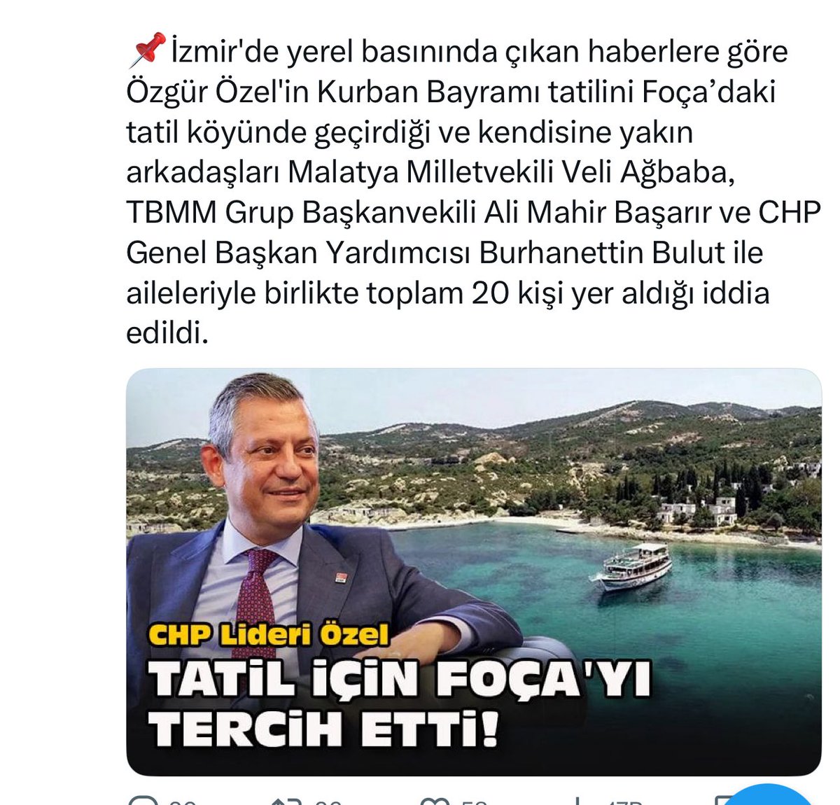 tolqahanerdoqan's tweet image. 💥BU HABERİ 1.5 YIL ÖNCE İLK KEZ DUYURMUŞTUM💥

📌23.06.2024 tarihinde sormuştum kim bu HAZIM GİRAY diye ? 

📌Özgür Özel , Veli Ağbaba , A.M. Başarır ve Burhanettin Bulut’u Foça’da ki otelinde ağırlayan , A.M. Başarır ile yediği içtiği ayrı gitmeyen bu adamın özelliği nedir diye