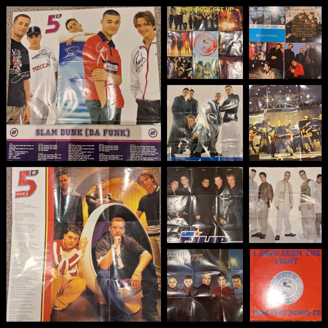 leanne_84's tweet photo. When you look back at  @itsfiveofficial CDS and find CD2 Posters plus a free CD 
@RitchieNeville @jbrownfive @abzlove @Scottlarock5 @SeanConlonMusic https://t.co/tgiW6gfpOF