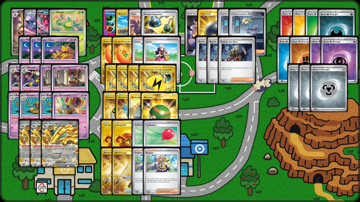 Nach 1 Monat wieder analog Pokémon gespielt und meinen 3. Challenge Win mit Azugladis ex geholt. Ignoriert das Tohaido im MEG-Format 😆