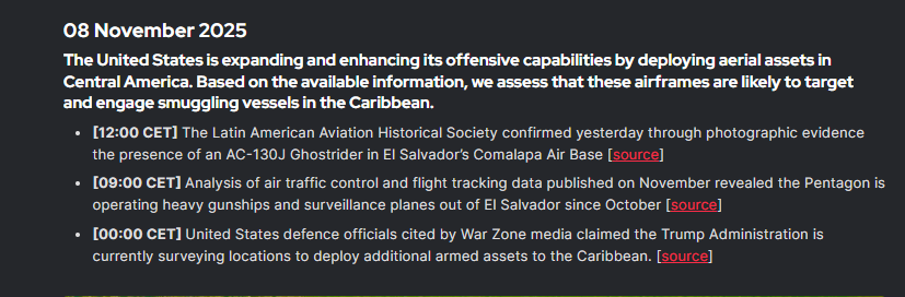 DanielBlancoPaz's tweet image. Following tomorrow, we assess that the White House is going to escalate its posture against Nicolás Maduro, with clandestine activities or limited strikes being highly likely in the next days. Here are some of our previous intelligence assumptions regarding Venezuela.