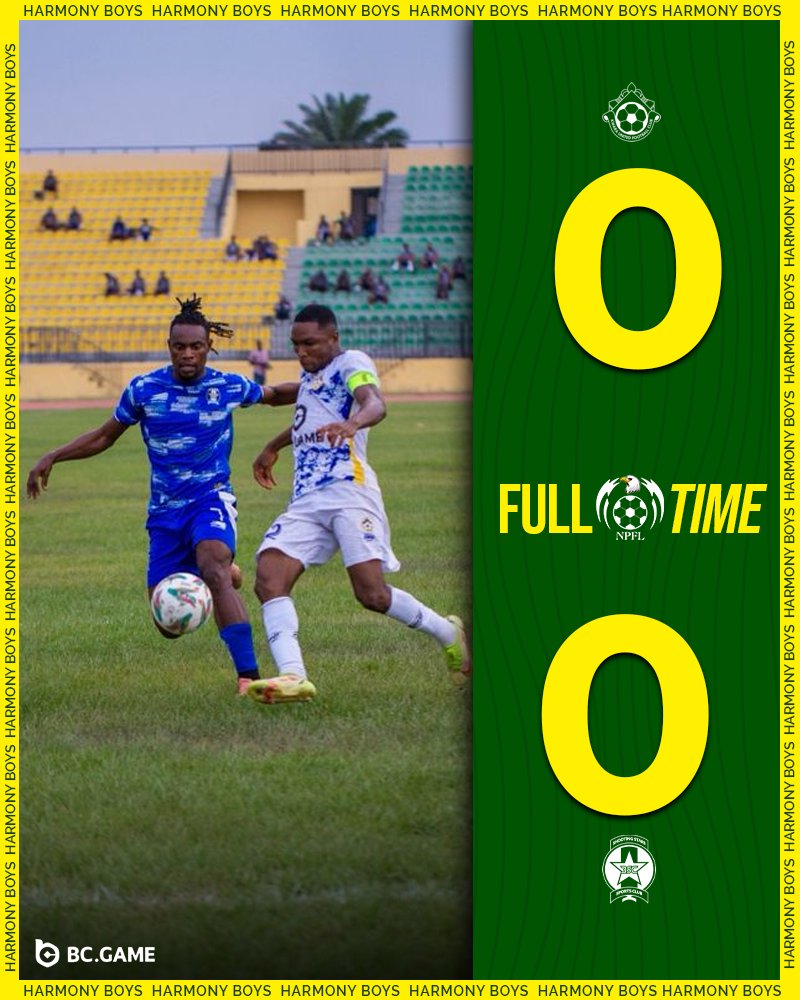 FULLTIME

Stalemate in Ilorin. 

Kwara United ⚪️ | 0-0 | Shooting Stars 🔵

#ELKKWA #NPFL26 #MD14
#WeAreHarmonyBoys🔰