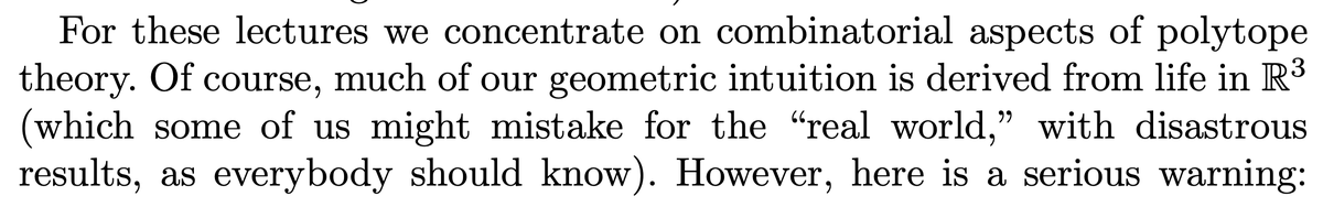 spamakin_'s tweet photo. @girlbossmoder Relevant quote from Zeigler's Lectures on Polytopes: https://t.co/Je9nDXXy6A
