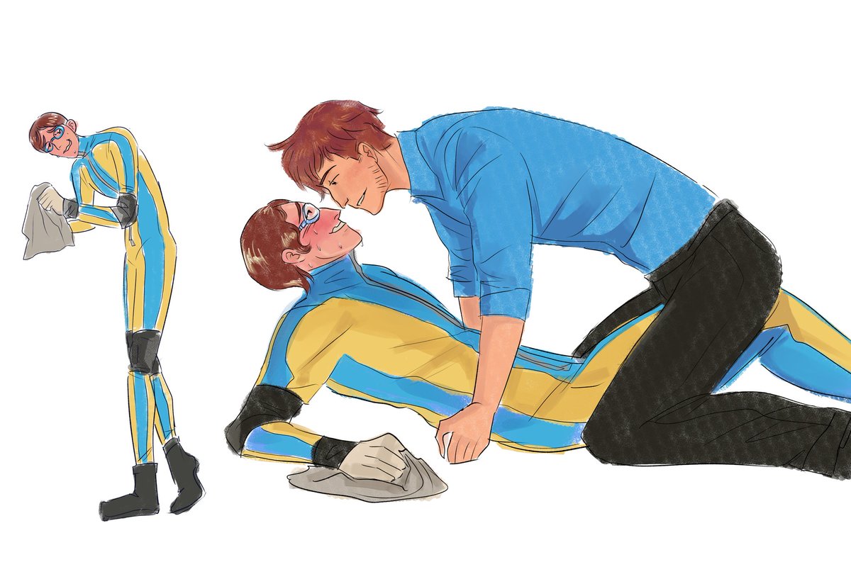 K_ai_bb's tweet photo. Waterboy and Robert 😌 #dispatch #waterboy #robert https://t.co/3beVAEAunI
