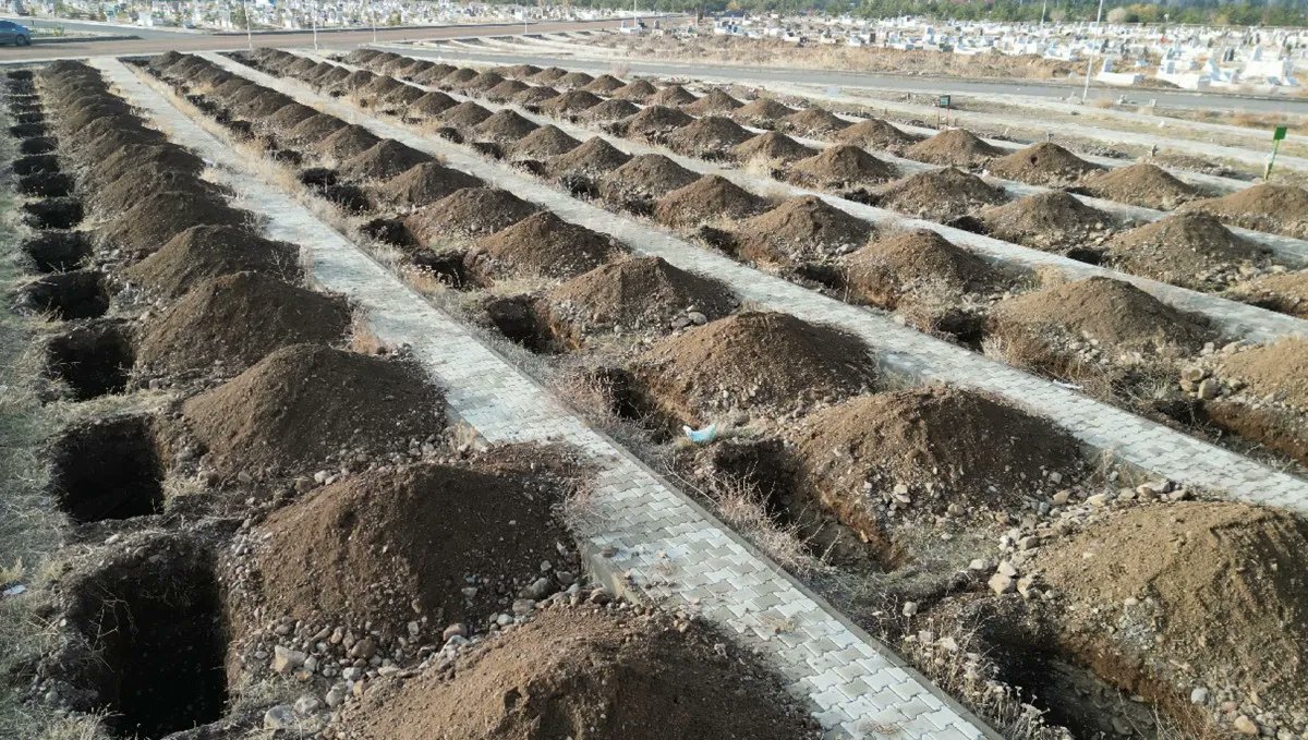 Erzurum'da kışın toprak donduğu için 500 mezar şimdiden kazılmış. 

500 mezar... Sahipleri hayatta, bazısı gencecik.

Şu an kimi sıcak çayını yudumluyor kimi geleceğe dair planlar yapıyor. İbret alana ne büyük ders.