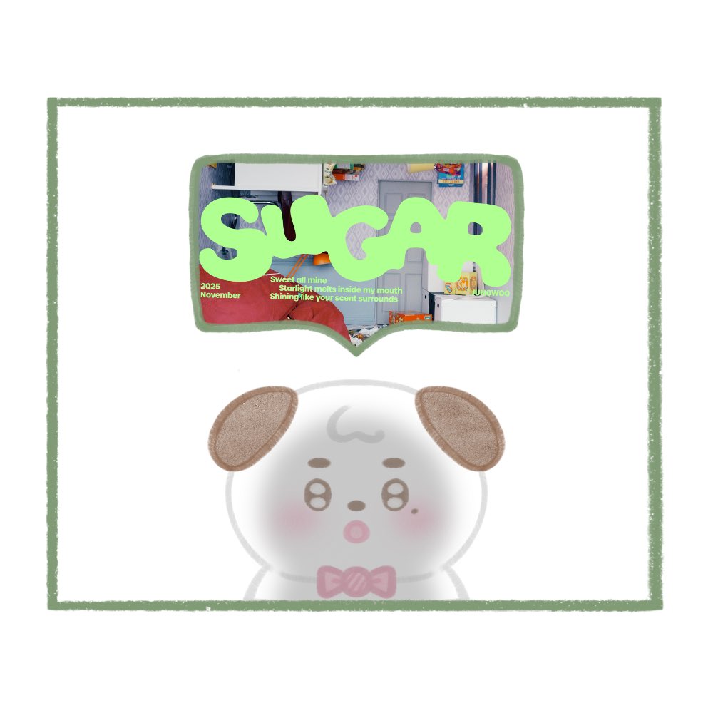 JUNGWOO 【SUGAR】
➫ 2025.11.28 6PM (KST)
READY FOR JUNGWOO SOLO

#JUNGWOO #정우 
#SUGAR #JUNGWOO_SUGAR 
#NCT #NCT127