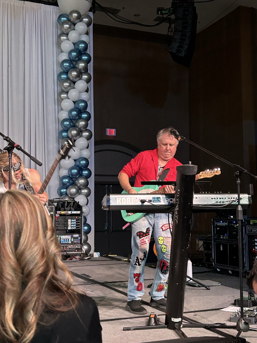 PaulDavisTX's tweet photo. Mike Leach faked his death. He’s in a band! #Hailstate https://t.co/rz6Y6U9FD5
