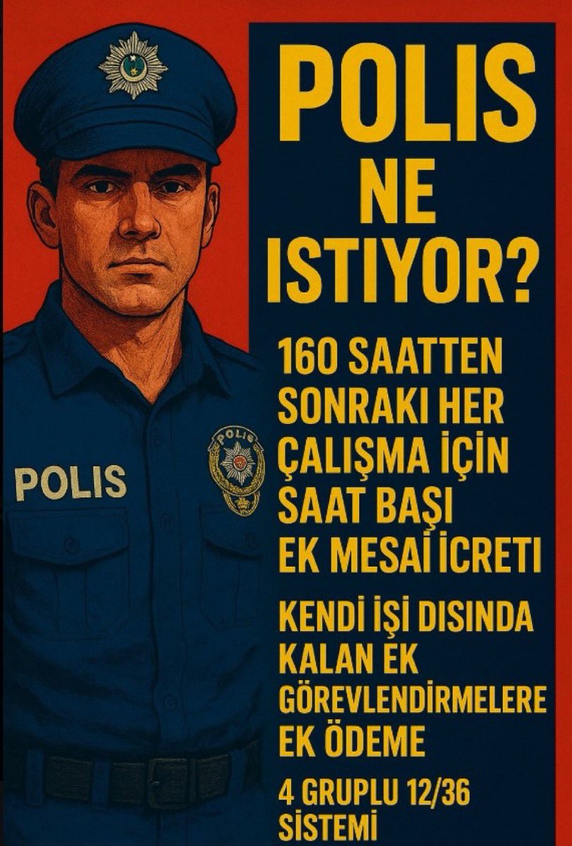 Polismeslekanun's tweet photo. Polisin mesai sistemi ve fazla mesai ücreti kimsenin insiyatifine
bırakılmadan kanunla güvence altına alınmalıdır.

 #Polis https://t.co/INYTKv6eU1
