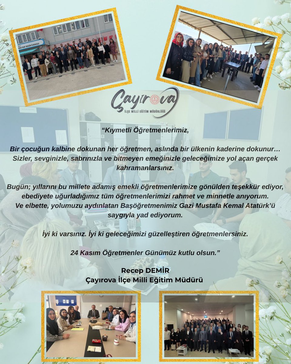 Çayırova İlçe Milli Eğitim Müdürlüğü (@cayirovamem) on Twitter photo 