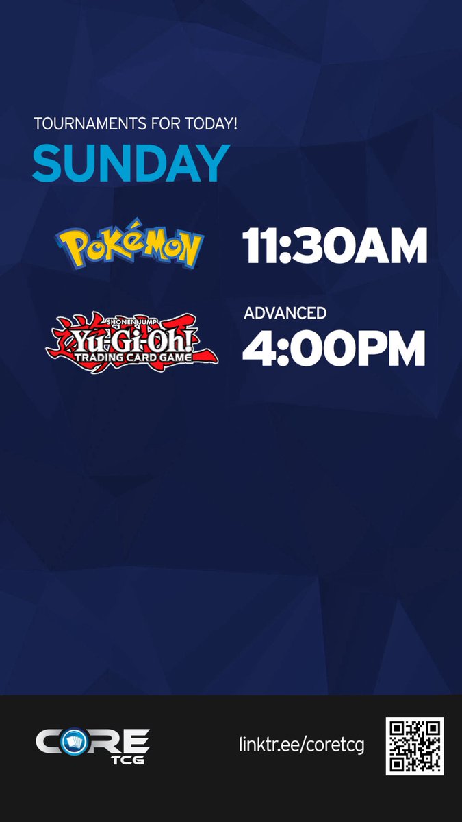 CoreTCG's tweet image. Pokemon and yugioh!