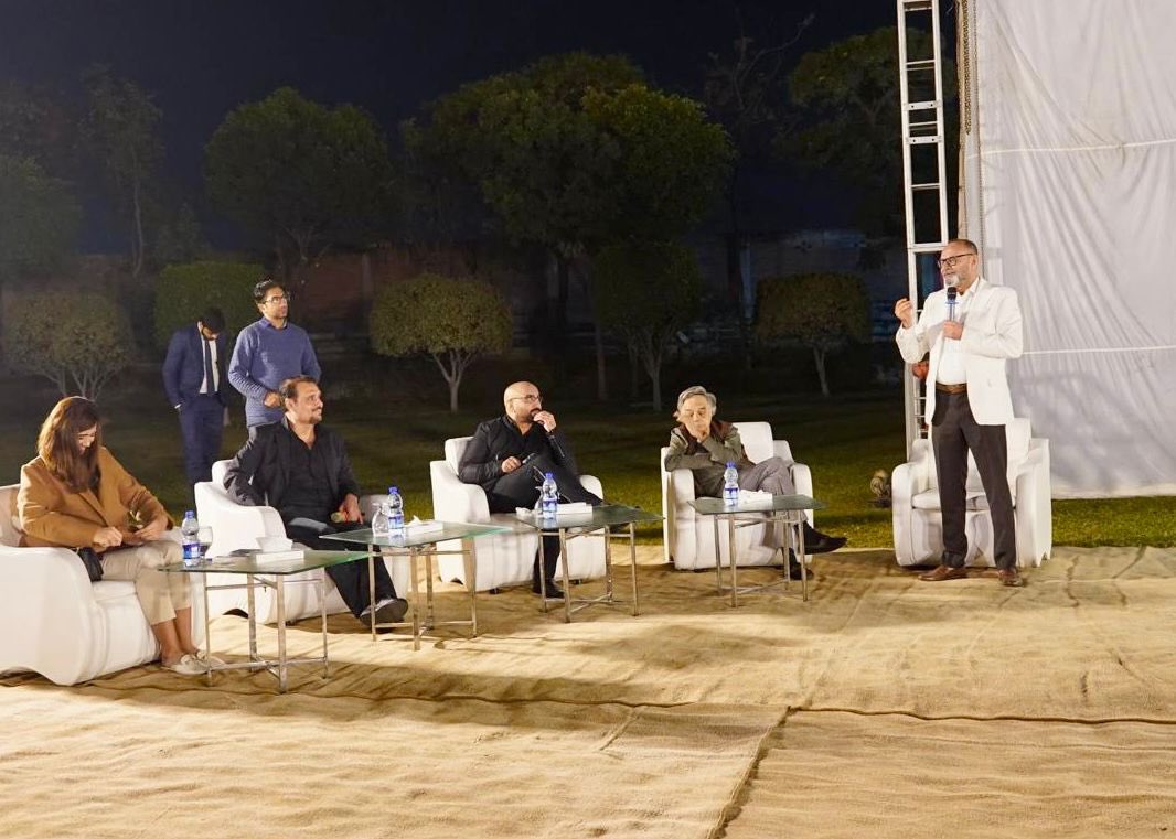 Rashid Rana, Dean SVAD, recently participated in a panel discussion titled ‘Breathing Sculpture’ alongside Nayyar Ali Dada and Jamil Baloch. Prof. Salima Hashmi participated through a recorded video message.