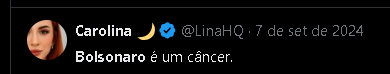 LinaHQ's tweet image. Eu odiei Bolsonaro durante 4 anos. Hoje entendo que ele é preso político

Uma coisa precisa ser dita logo de cara e de forma clara:
 não existe política limpinha no Brasil.
Quem promete isso está mentindo e mentindo conscientemente.

A política brasileira não funciona nesse…