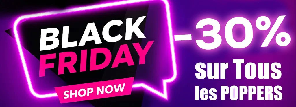 🔥 BLACK FRIDAY chez poppers-pascher.com 🔥
💥 -20% à -30% sur TOUTES les gammes de poppers !
🏳️‍🌈 Le meilleur moment pour faire ton stock :!
👉 Profite maintenant : poppers-pascher.com
#BlackFriday #Poppers #poppersboutique #GayLGBT #LGBTQ #Queer #Club #Fetish