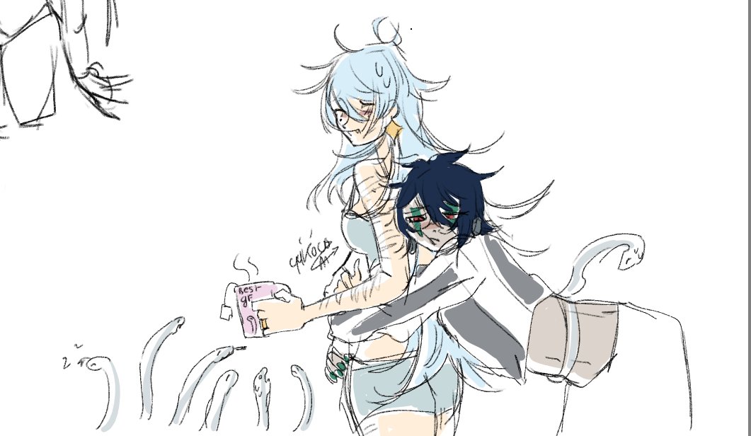 Forgot to post Lumi too! + With some other yumeship doodles 🐍❄️(⁠ʘ⁠ᴗ⁠ʘ⁠✿⁠) #yumetwt
#yumeship #nnbkart #nnbkoc #nnbk #nanbaka #ナンバカ