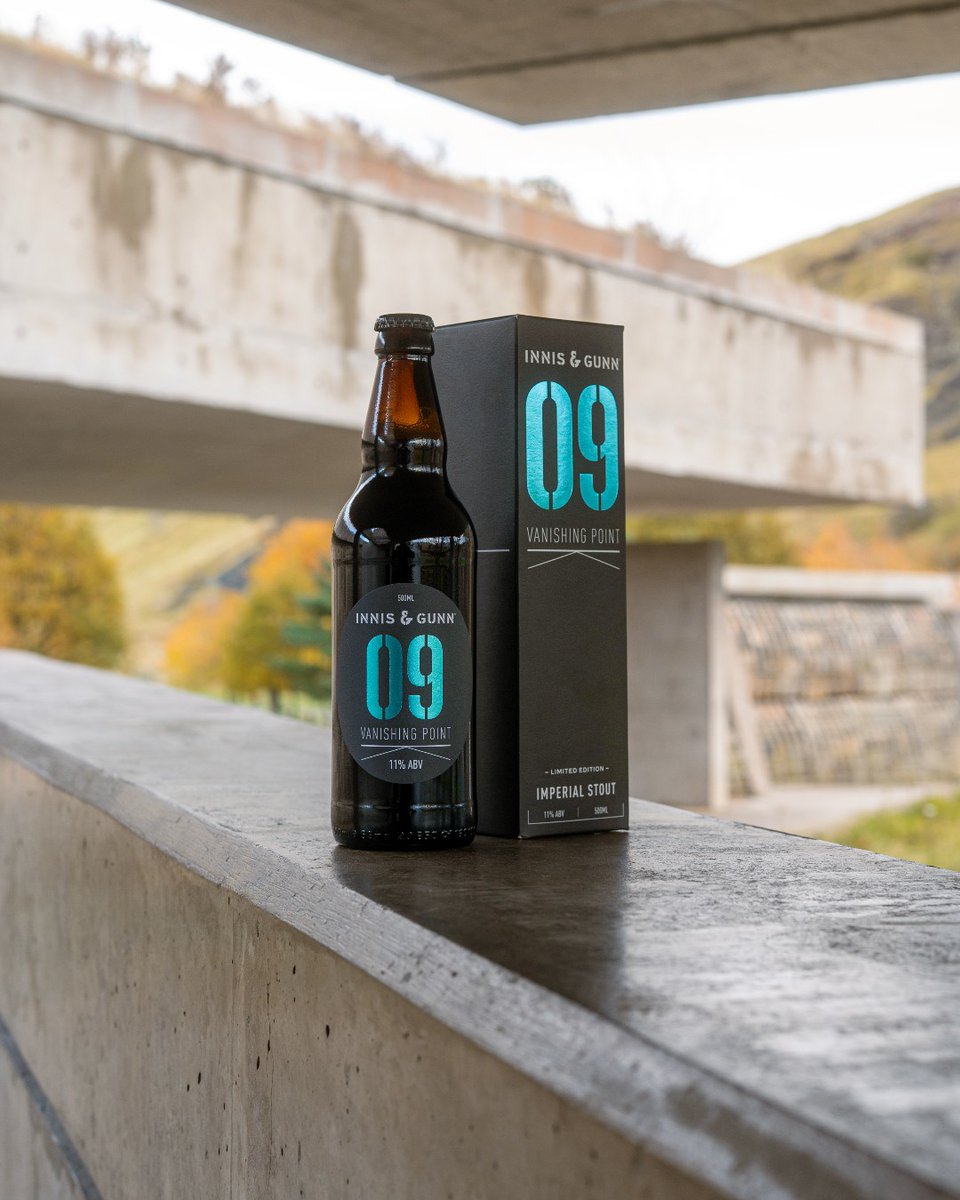 innisandgunn's tweet image. Jet black, bold and unmistakably Innis &amp;amp; Gunn. Vanishing Point 09 is an experience from the first sip.​ And it won’t be around for long.​
 ​
#InnisAndGunn #LimitedEdition