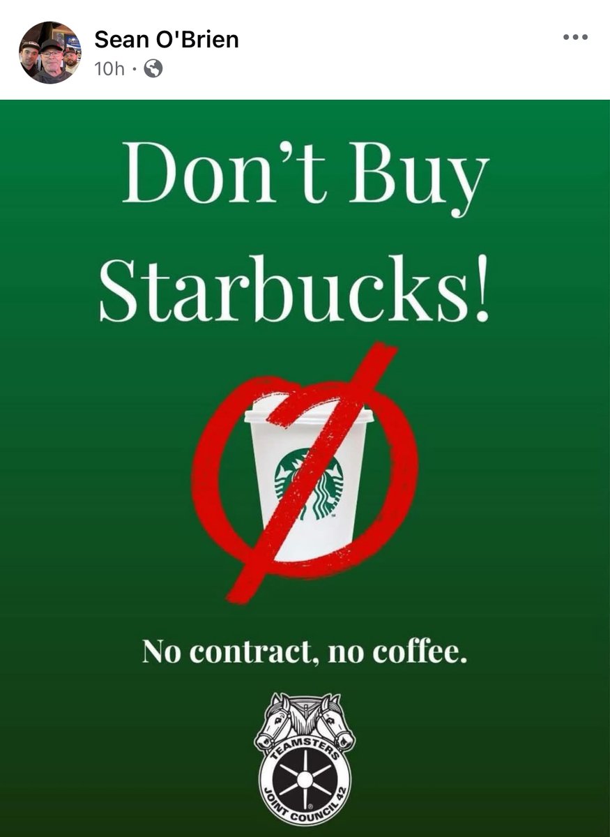 Starbucks Workers United tweet media