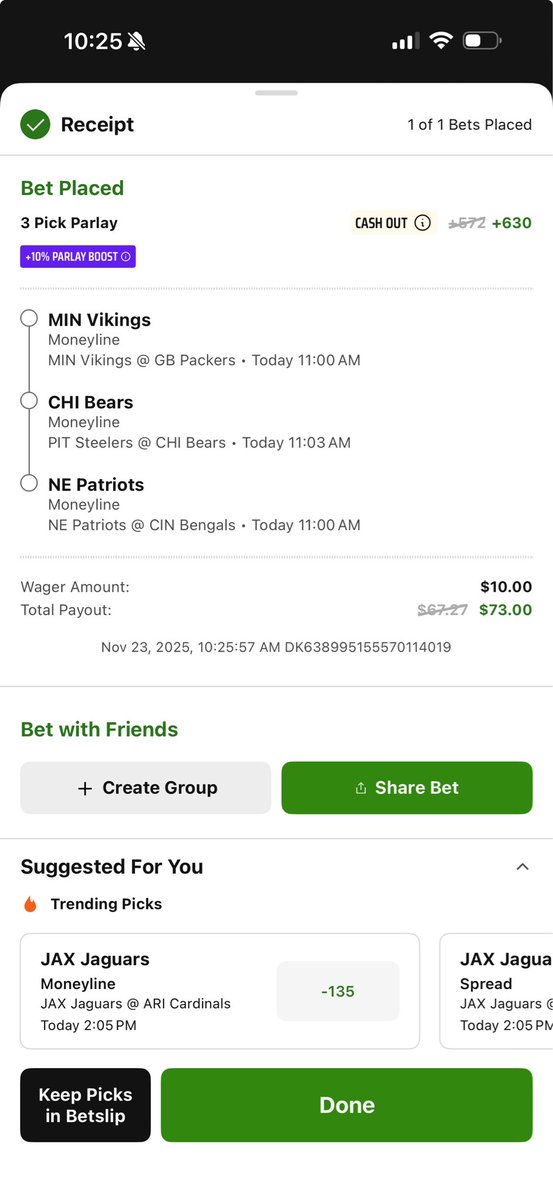 SirCluxalott's tweet image. Proof of the best odds in the industry. 

Boosted on @FanDuel and @coqbook still has better odds.