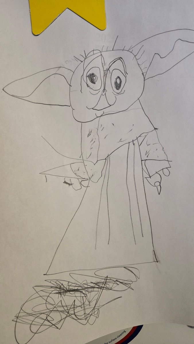 RandomWorkx's tweet image. Instead of touching grass I took my daughters to learn how to draw Yoda by Dr Who

W dad moment or na 🤔