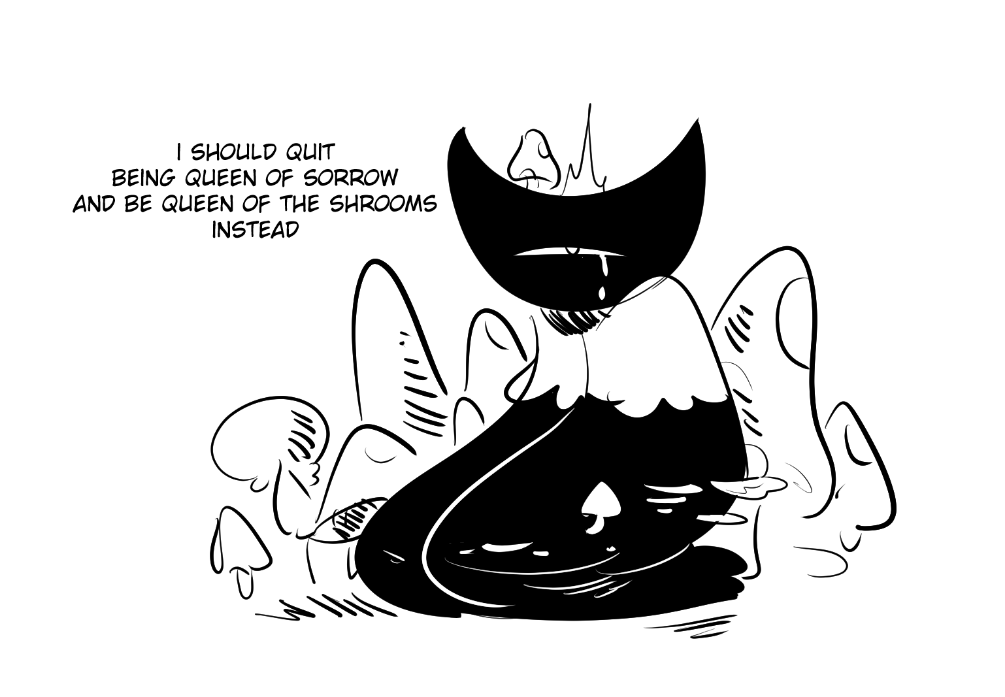 i think aliyah would like mushrooms cuz they actualy like decay