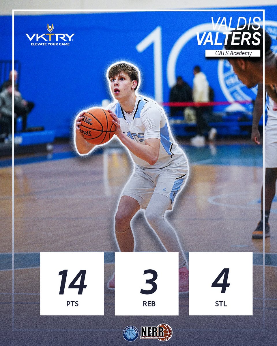 Valdis Valters propels CATS to a win here, taking home the @teamvktry Player of the Game.

Valters posted 13 points, 3 rebounds and 4 steals.