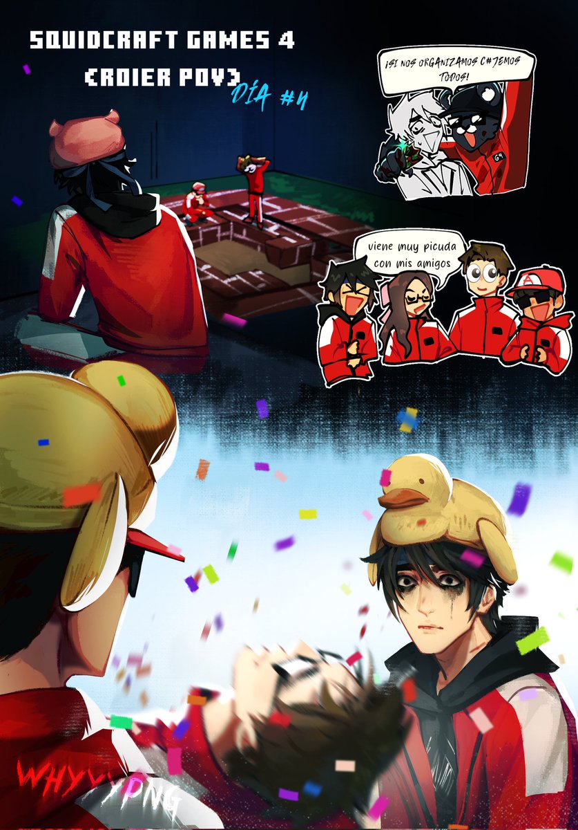 Falta el refresco de mi mctrio 💔 DIA CUATRO 💔
#Squidcraftgames4 #roier #roierfanart