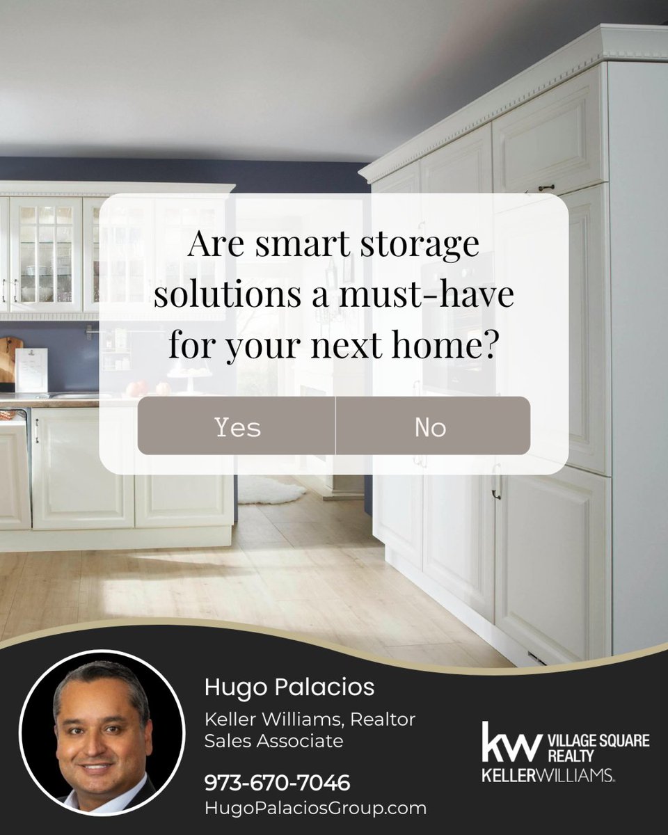 palacios_realty's tweet image. 🏡 Are smart storage solutions a must-have or a bonus?

Whether it’s a walk-in pantry, built-in shelving, or under-stair drawers, the right storage can transform how a home feels and functions.

Would you call it a necessity for your next move?

#homedesign #smartstorage