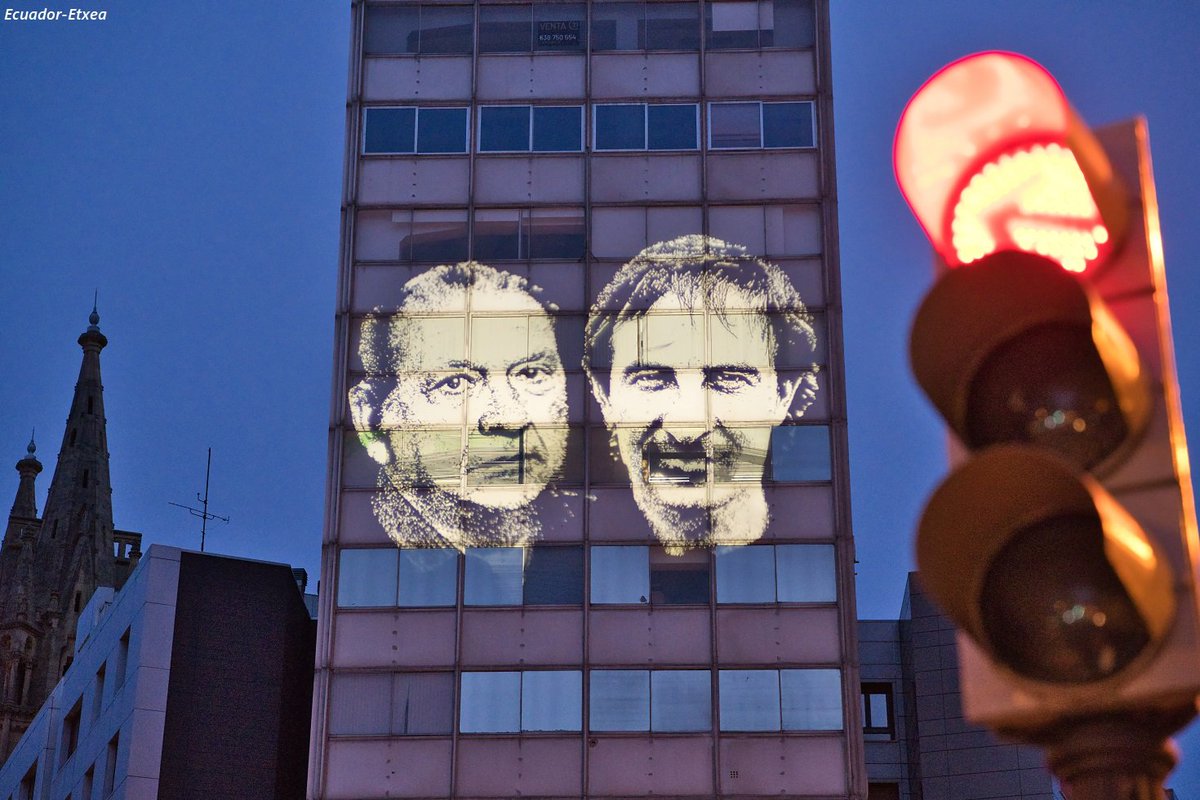 laccent's tweet image. Gran manifestació antifeixista ahir a Bilbao organitzada per l&apos;esquerra indepentista basca en record de Santi Brouard i Josu Muguruza, socialistes abertzales assassinats pel terrorisme de l&apos;estat espanyol