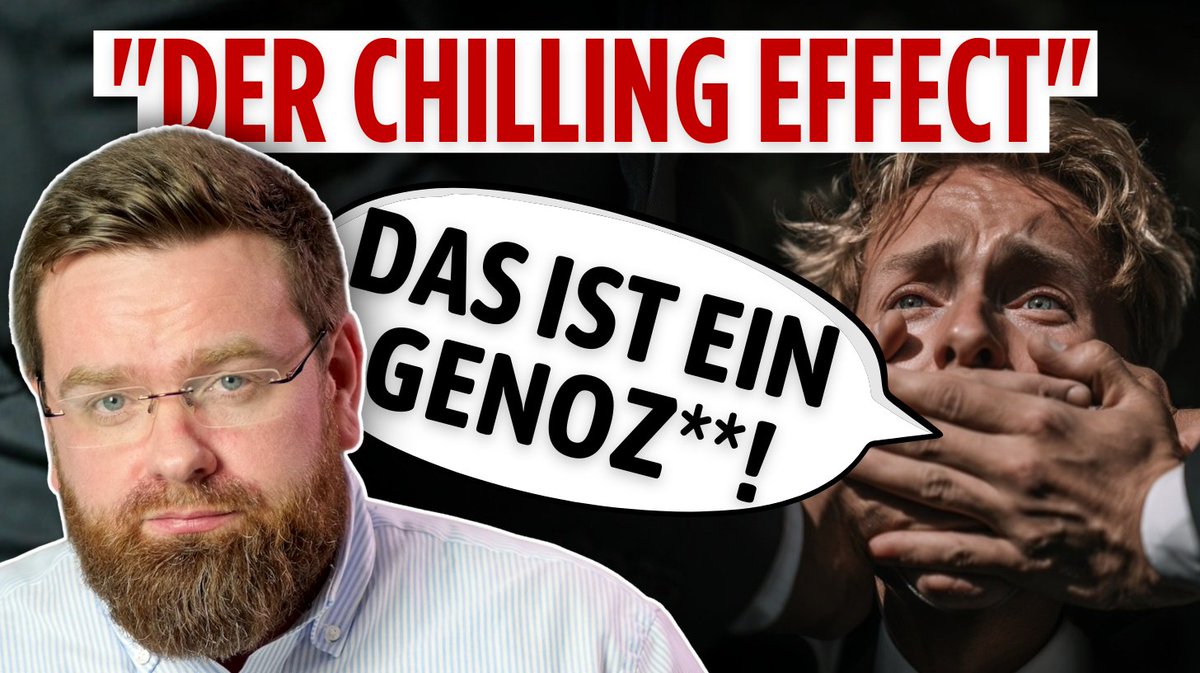 hoffmann_suhaib's tweet photo. Der "Chilling-Effekt" beschreibt das Phänomen, bei dem Menschen aus Angst vor negativen Konsequenzen (z. B. rechtliche Strafen, soziale Ablehnung, Vergeltung) davon abgehalten werden, ihre Meinungs- oder Handlungsfreiheit auszuüben. Dies kann zu Selbstzensur führen und das Verhalten so verändern, dass Konflikte vermieden werden. Der Effekt kann auch außerhalb des juristischen Kontexts auftreten, zum Beispiel am Arbeitsplatz oder in Beziehungen, und wird oft durch vage oder übermäßig breite Gesetze oder Vorschriften ausgelöst. 

Insbesondere die deutsche Staatsräson ist ein Paradebeispiel für einen solchen "Chilling Effekt", da sie mit repressiven Maßnahmen gegen alle Akteure vorgeht, welche den Kurs der deutschen Politik in Bezug auf den Nahen Osten nicht teilen. 

Meine Petition #NieWiederStaatsräson richtet sich u.a. gegen diese Unterdrückung von politischer Meinungsäußerung und bietet allen Stimmen, welche den Genozid in Gaza nicht mittragen, ein Forum.

Es war niemals legitimer zu sagen: Nie Wieder Staatsräson!

Link zum Video: https://t.co/OnE46gDJSZ