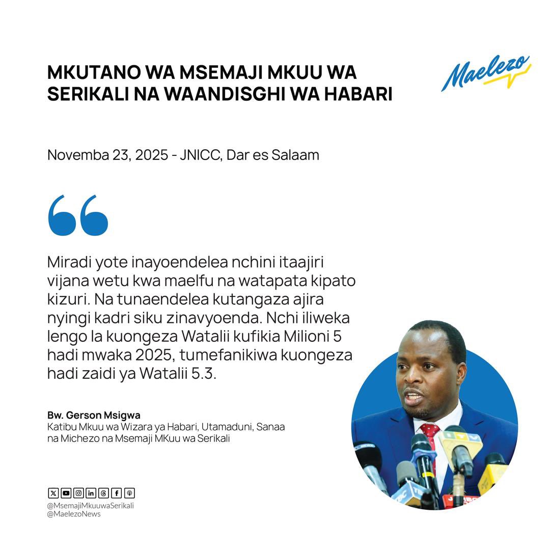 Msemaji Mkuu wa Serikali tweet media