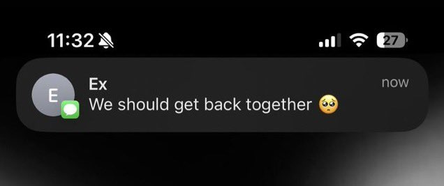 your ex sends you this

your third emoji is your reaction💀
