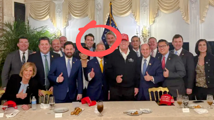 Destiny22Ginger's tweet photo. #DontForget
These CA MAGA Republicans were smiling at Mar-a-Lago with Trump in Jan 2025 while LA burned:
Jay Obernolte
Tom McClintock
Kevin Kiley*
Doug LaMalfa*
Darrell Issa
Ken Calvert
Vince Fong
Young Kim
*⭕ CA01 & CA03
#FlipItBlue 🌲🩵 https://t.co/cmc6xPQuzR