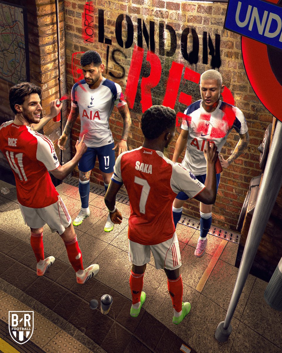 brfootball's tweet photo. Arsenal crush Spurs in the north London derby 🔴 https://t.co/lGStFwpYj5