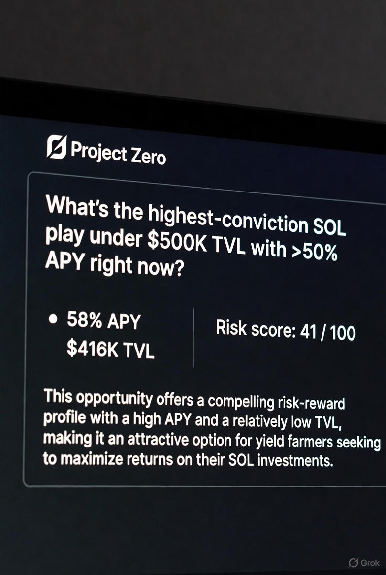 vickymanch2468's tweet image. Zero just handed me 58% APY on a $416K SOL vault in 4 sec flat 😱
@ProjectZeroIO is literally printing alpha
$PZERO Xeet campaign → Top 100 eat 0.5% supply
Still early. I’m farming daily till TGE
Who’s in? 👇
app.projectzero.io
#ZeroChat @xeetdotai