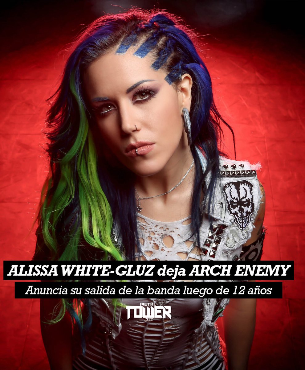 themetaltower's tweet image. ¿Buena o mala noticia?

Alissa White-Gluz deja de ser vocalista de Arch Enemy y anuncia proyecto como solista.
