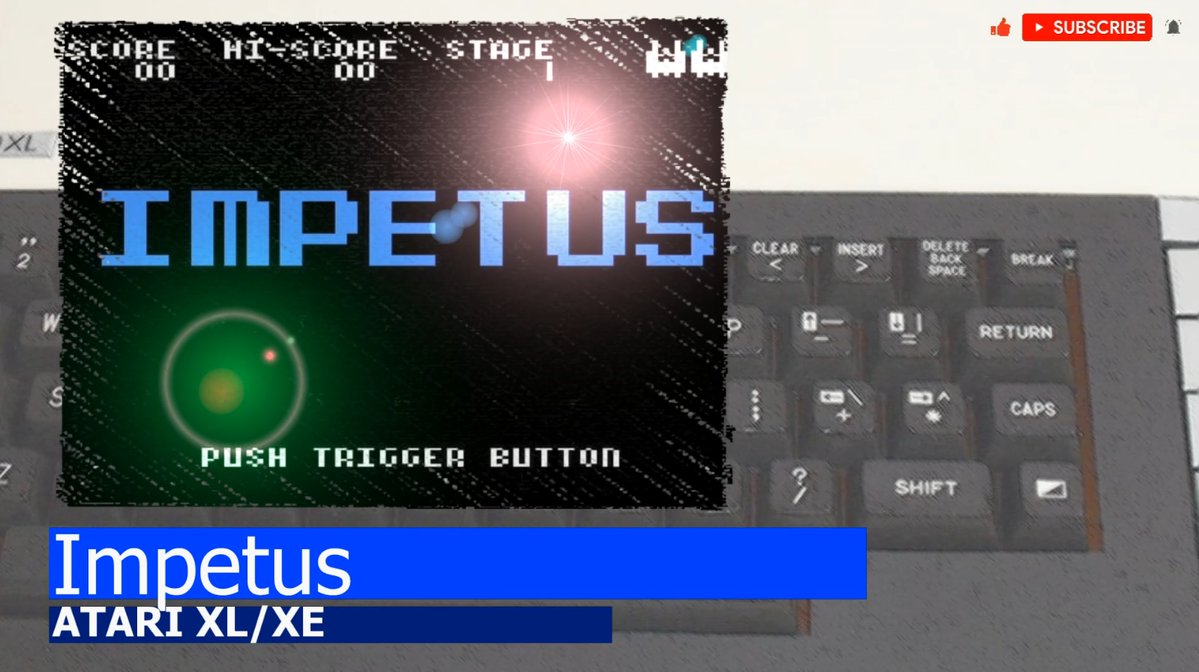SabermanYT's tweet image. Atari XL/XE -=Impetus=-
youtube.com/watch?v=po5OXX…
#atari #atari8bit #retronews #retrocomputing