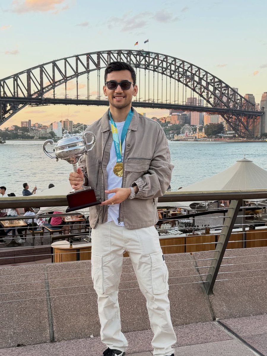 TheKhelIndia's tweet image. The Champion of Australian Open - Lakshya Sen 🏆